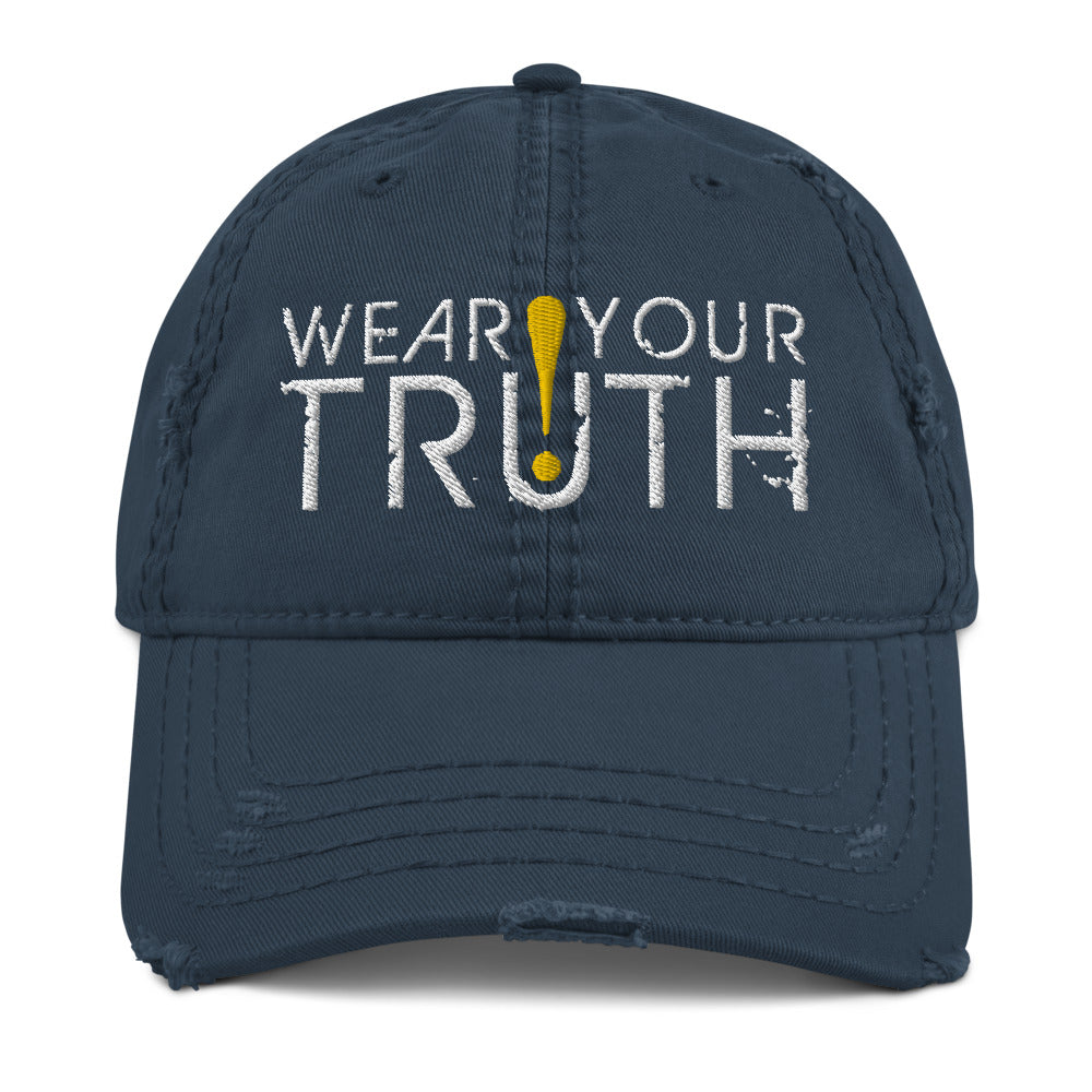 Wear Your Truth❗️ Distressed Dad Hat