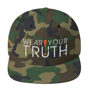 Limited Edition Wear Your Truth! Camo Snapback (Fall Special)